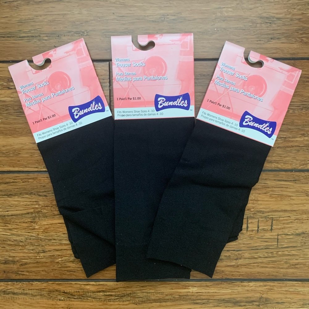 Black Trouser Socks - Free w/ Bundle Option